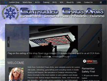 Tablet Screenshot of controlledchaosarms.com